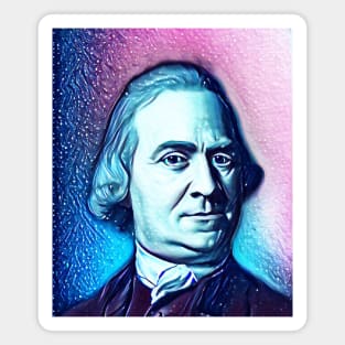 Samuel Adams Snowy Portrait | Samuel Adams Artwork 13 Magnet